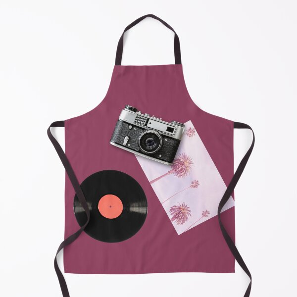 Item preview, Retro Camera and Vinyl Record Aesthetic Pink designed and sold by Theselinara.