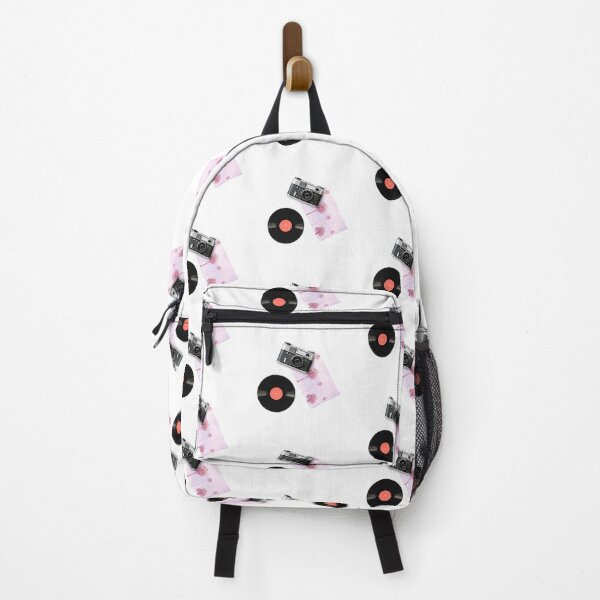 Item preview, Retro Camera and Vinyl Record Aesthetic Pink designed and sold by Theselinara.