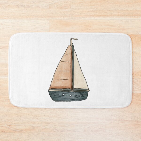 Item preview, Vintage Nautical Sailboat | Coastal Sailing Design designed and sold by Bound for Wonder.