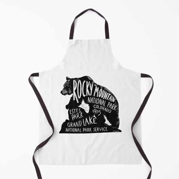 Item preview, Rocky Mountain National Park Bear Label designed and sold by John Morris Illustration.