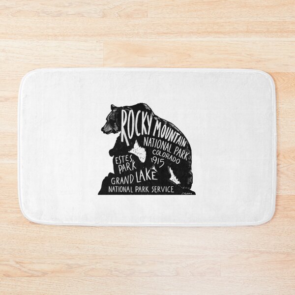 Item preview, Rocky Mountain National Park Bear Label designed and sold by John Morris Illustration.