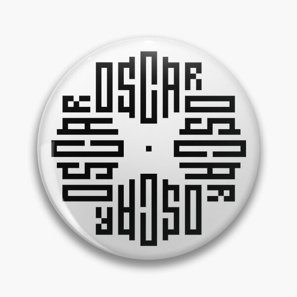 Item preview, OSCAR | Black  | Modern Geometric Kufi Calligraphy | From Name to Art   designed and sold by FOR YOUR NAME.