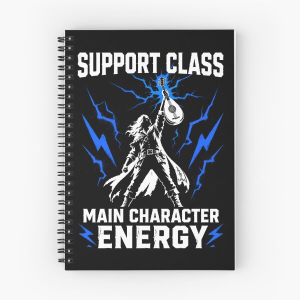 Item preview, Support Class Main Character Energy Bard Fantasy Graphic designed and sold by Fenay Designs.