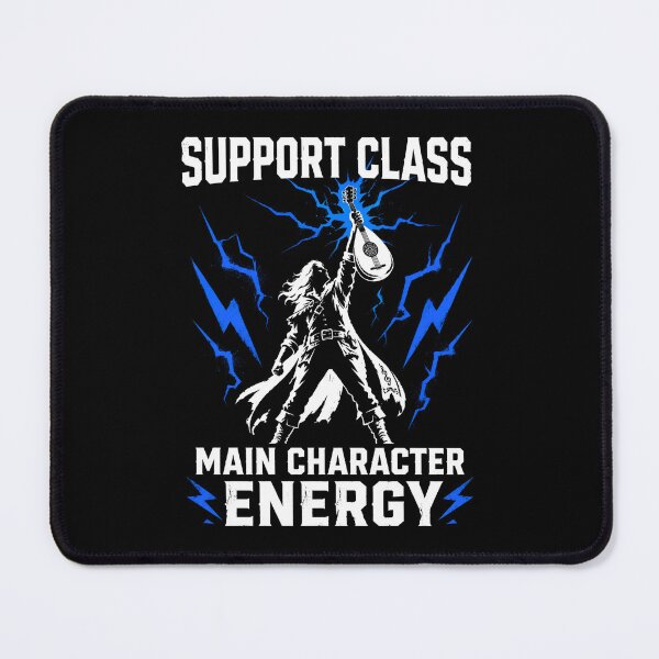 Item preview, Support Class Main Character Energy Bard Fantasy Graphic designed and sold by Fenay Designs.