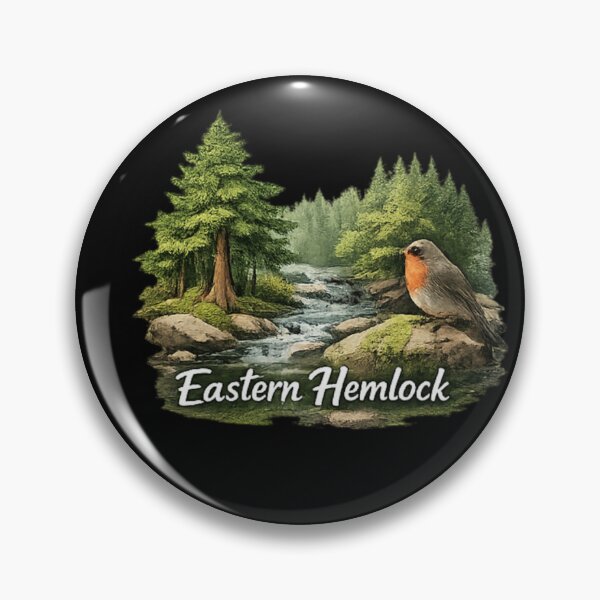 Item preview, Eastern Hemlock and Beautiful tree designed and sold by DamioPolArt.