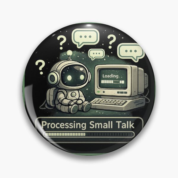 Item preview, Processing Small Talk designed and sold by QuietNovaShop.