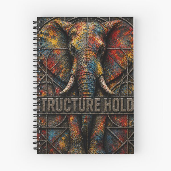 Item preview, Builder Discipline Elephant Industrial Art Print designed and sold by SavannaStrikes.