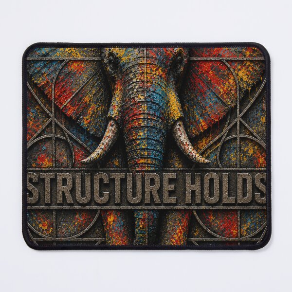 Item preview, Builder Discipline Elephant Industrial Art Print designed and sold by SavannaStrikes.