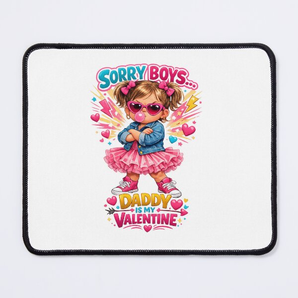 Item preview, Sorry Boys… Daddy Is My Valentine – Cute Sassy Toddler Girl Valentine’s Day Graphic T-Shirt | Funny Daddy Daughter Matching Design designed and sold by Sushikidsntod.