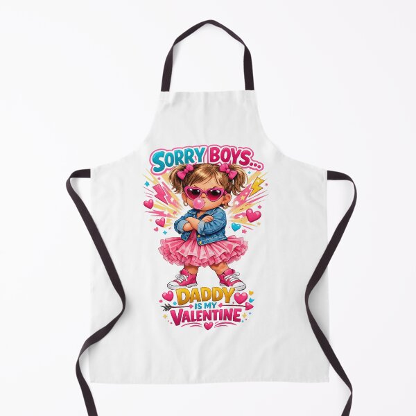 Item preview, Sorry Boys… Daddy Is My Valentine – Cute Sassy Toddler Girl Valentine’s Day Graphic T-Shirt | Funny Daddy Daughter Matching Design designed and sold by Sushikidsntod.