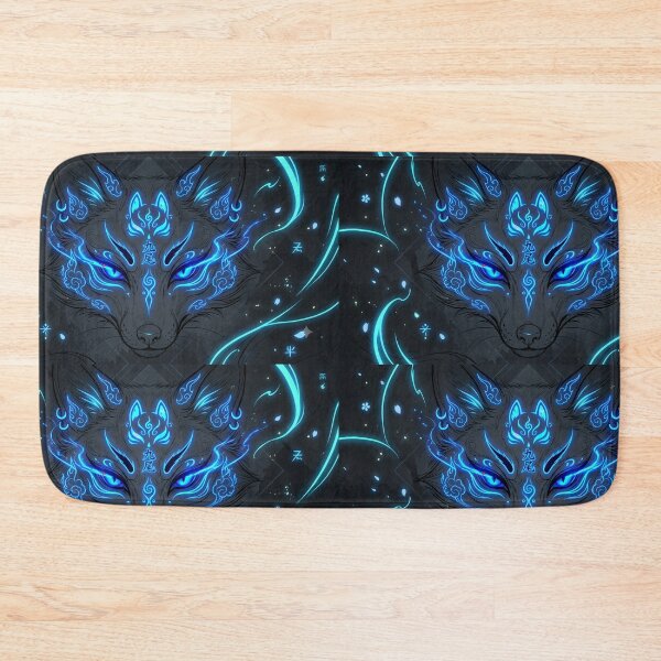 Item preview, Spiritual Kitsune – Essence of Blue Neon designed and sold by Neo Tokio.