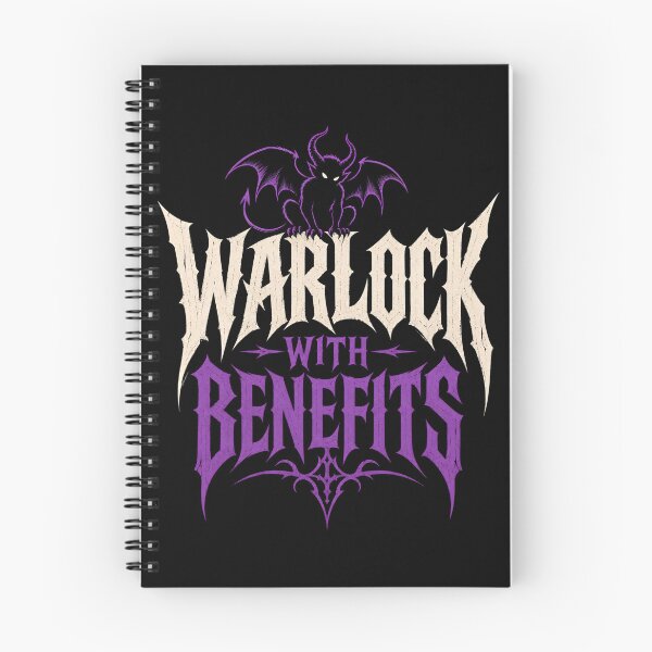 Item preview, Warlock With Benefits Funny Dark Fantasy Fiend Graphic designed and sold by Fenay Designs.
