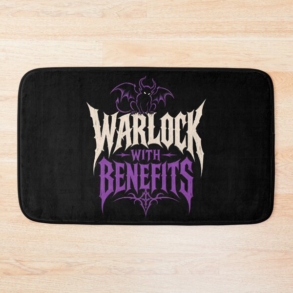Item preview, Warlock With Benefits Funny Dark Fantasy Fiend Graphic designed and sold by Fenay Designs.