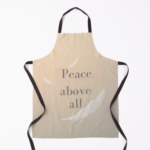 Item preview, Peace Above All – Calm Healing Affirmation Quote designed and sold by CosmicQuietLab.