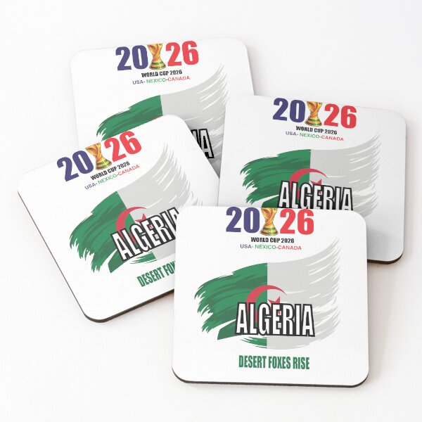 Item preview, Algeria World Cup 2026 Desert Foxes Rise T-Shirt Design designed and sold by sportupstore.