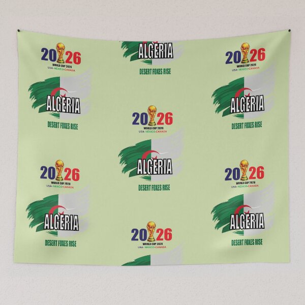 Item preview, Algeria World Cup 2026 Desert Foxes Rise T-Shirt Design designed and sold by sportupstore.