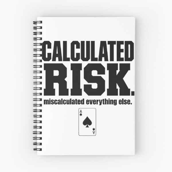 Item preview, Calculated Risk ? Funny Gambling Humor | Bold Typography Art | Sarcastic Card Game Gift | Gen Z Streetwear | Ace of Spades Fashion ? designed and sold by Abhi0.