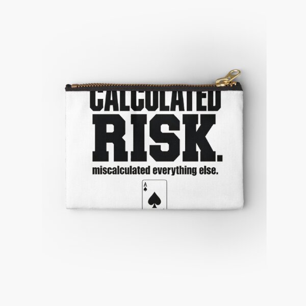 Item preview, Calculated Risk ? Funny Gambling Humor | Bold Typography Art | Sarcastic Card Game Gift | Gen Z Streetwear | Ace of Spades Fashion ? designed and sold by Abhi0.