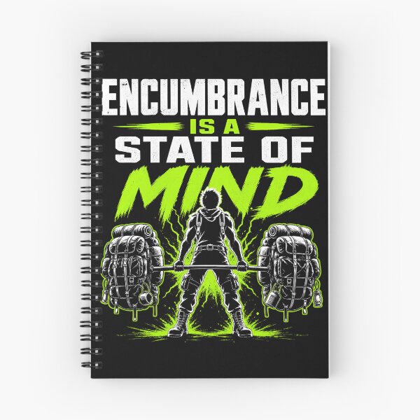 Item preview, Encumbrance Is A State Of Mind Heavy Loot RPG Graphic designed and sold by Fenay Designs.