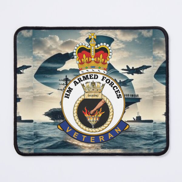 Item preview, HMS Daring Royal Navy HM Armed Forces Veteran designed and sold by Bootneckstore.