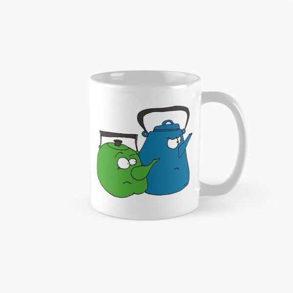 Item preview, Funny Teapots Tea Time Drama Sticker | Sarcastic Kitchen Humor Art designed and sold by MyxaART.