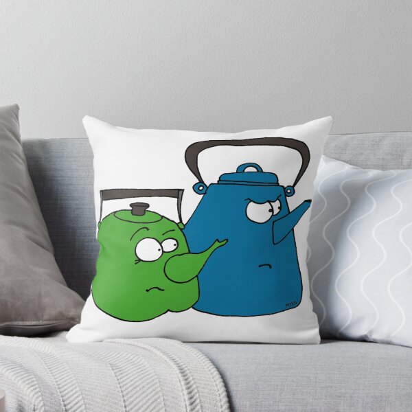 Item preview, Funny Teapots Tea Time Drama Sticker | Sarcastic Kitchen Humor Art designed and sold by MyxaART.