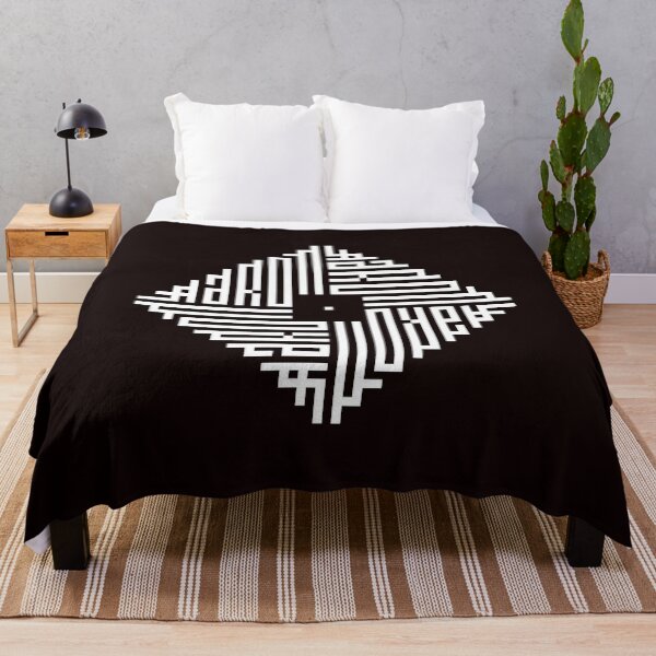 Item preview, AARON | White | Modern Geometric Kufi Calligraphy | From Name to Art designed and sold by FOR YOUR NAME.