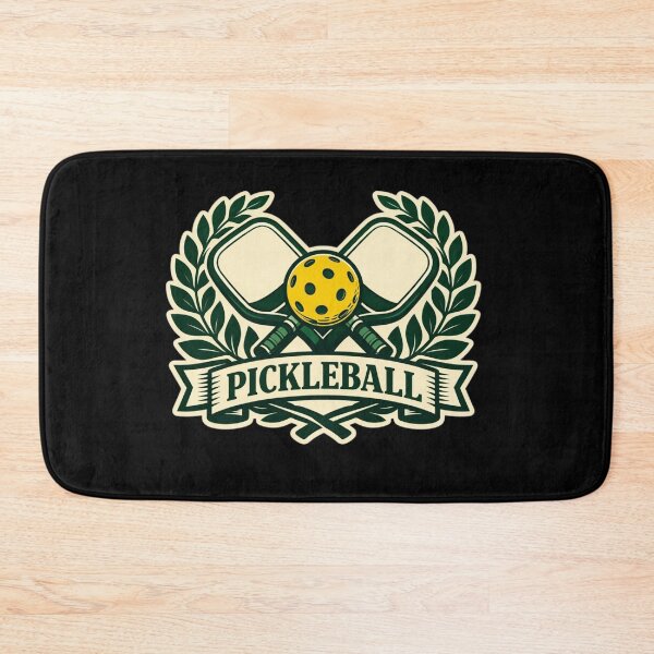 Item preview, Pickleball Laurel Emblem — Vintage Sports Badge Sticker designed and sold by Timeless Junction.