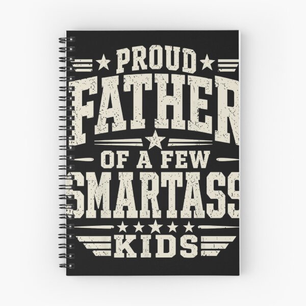 Item preview, Proud Father of a Few Smartass Kids Funny Vintage Dad Quote designed and sold by haitrieuic96.