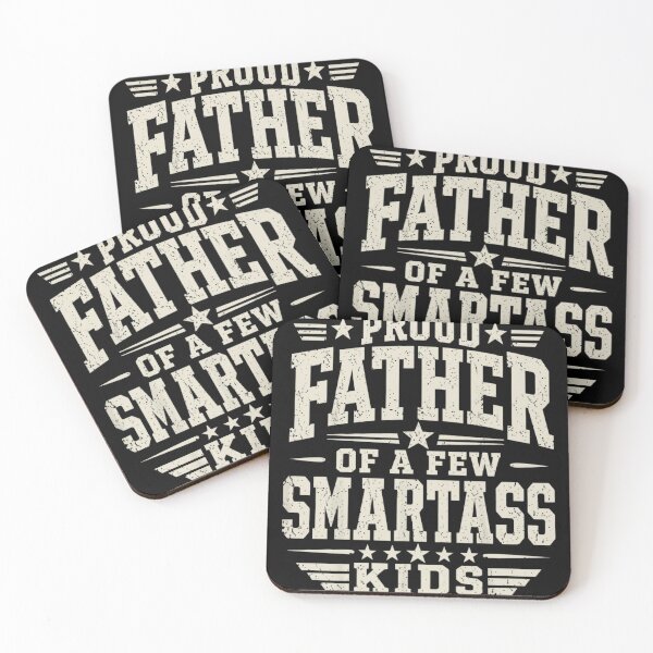 Item preview, Proud Father of a Few Smartass Kids Funny Vintage Dad Quote designed and sold by haitrieuic96.