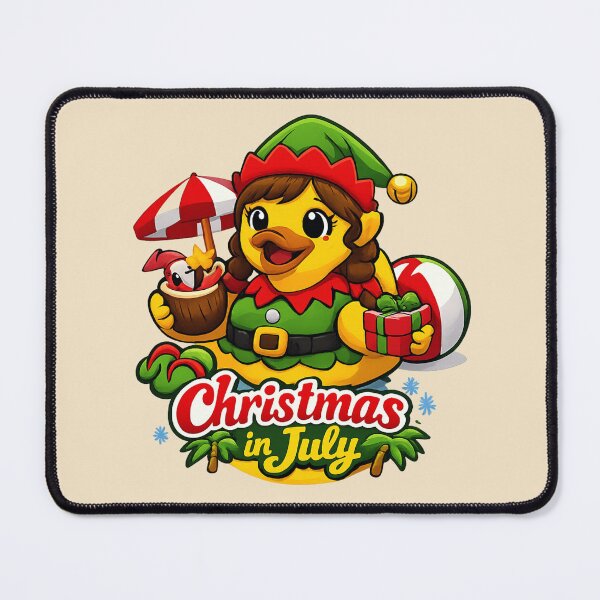 Item preview, Elfette Duck Christmas In July designed and sold by BROHLine Studio.