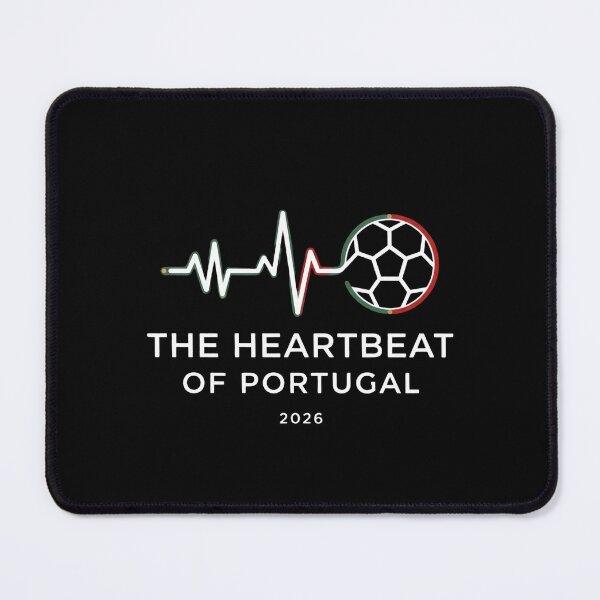 Item preview, Portugal Football Heartbeat Shirt – The Heartbeat of Portugal 2026 Soccer Fan Design designed and sold by rebuZZ-Apparels-The Minimalistic Buzz.