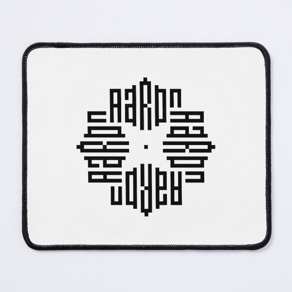 Item preview, AARON | Black | Modern Geometric Kufi Calligraphy | From Name to Art designed and sold by FOR YOUR NAME.