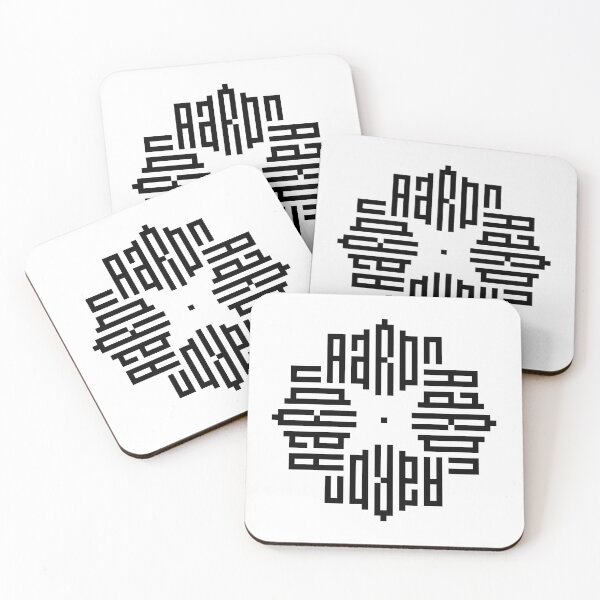 Item preview, AARON | Black  | Modern Geometric Kufi Calligraphy | From Name to Art   designed and sold by FOR YOUR NAME.