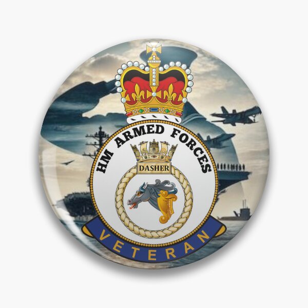 Item preview, HMS Dasher Royal Navy HM Armed Forces Veteran designed and sold by Bootneckstore.