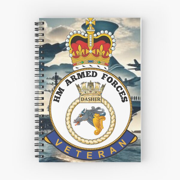 Item preview, HMS Dasher Royal Navy HM Armed Forces Veteran designed and sold by Bootneckstore.