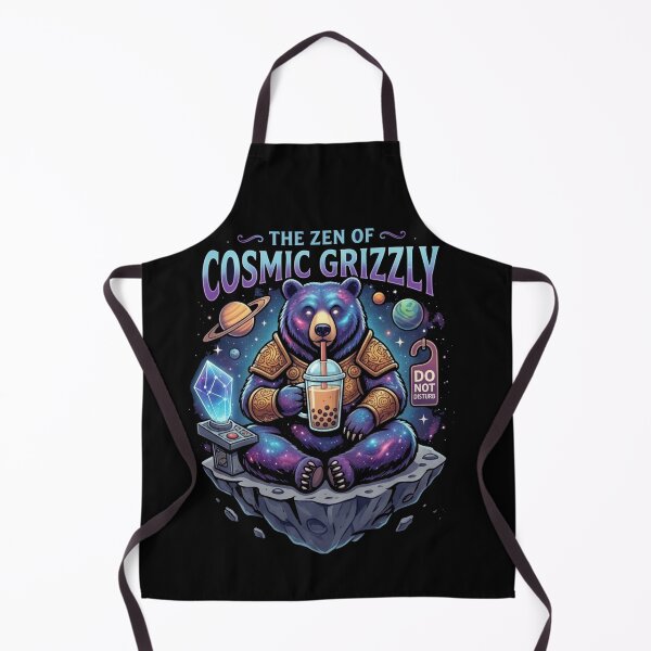 Item preview, The Zen of Cosmic Grizzly – Space Meditation designed and sold by Dogandesighn.