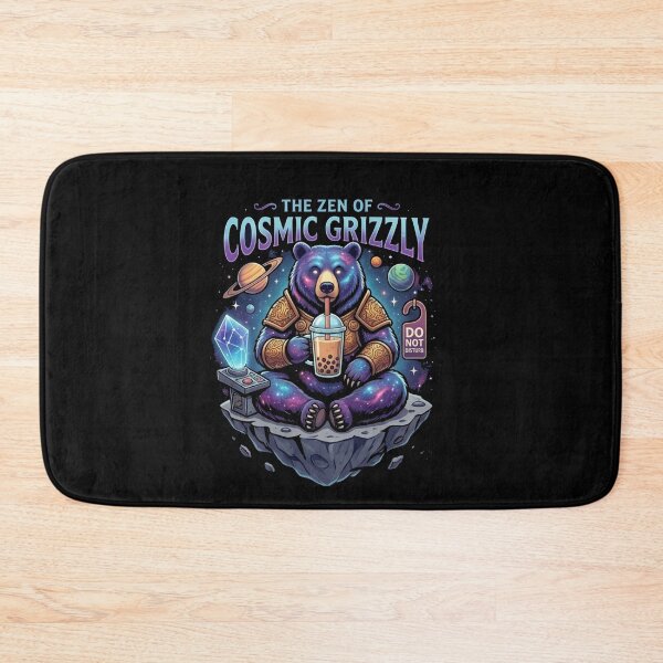 Item preview, The Zen of Cosmic Grizzly – Space Meditation designed and sold by Dogandesighn.