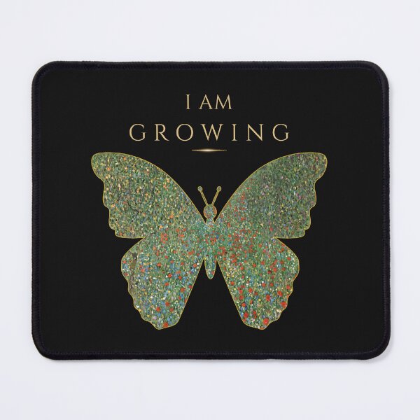 Item preview, I AM GROWING | Christian Butterfly Art | Wildflower Transformation | Faith Journey Wall Decor designed and sold by KittenAndCo.