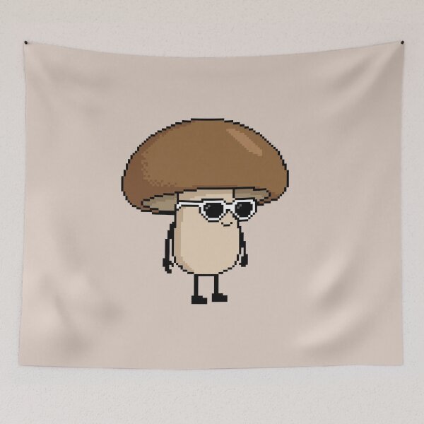 Item preview, Mushroom brown Pixel designed and sold by White Rim Mates.