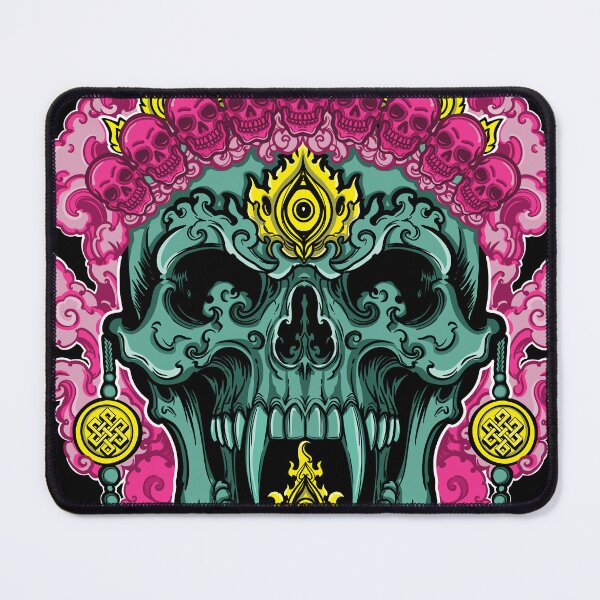 Item preview, Tibetan skull designed and sold by TidalTattoo.
