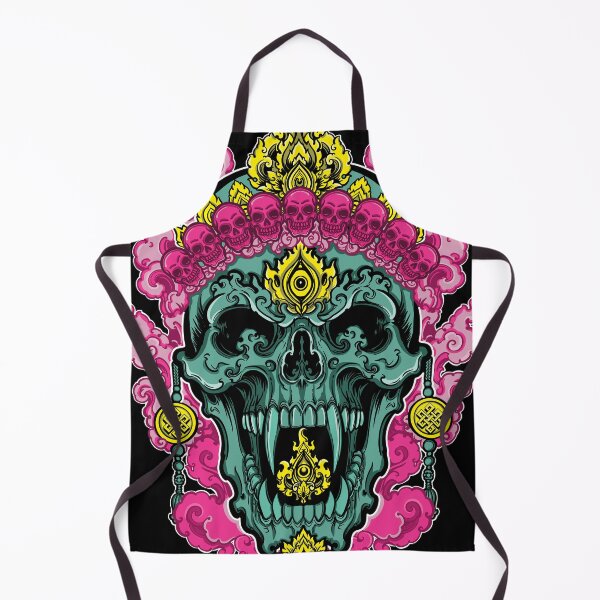 Item preview, Tibetan skull designed and sold by TidalTattoo.