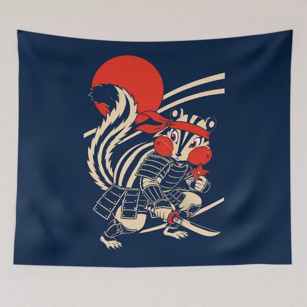 Item preview, Samurai Chipmunk designed and sold by KungPowUnicorn.