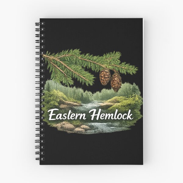 Item preview, Eastern Hemlock and forest art designed and sold by DamioPolArt.