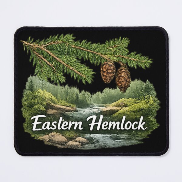 Item preview, Eastern Hemlock and forest art designed and sold by DamioPolArt.