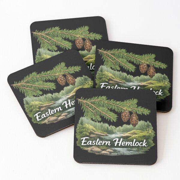 Item preview, Eastern Hemlock and forest art designed and sold by DamioPolArt.