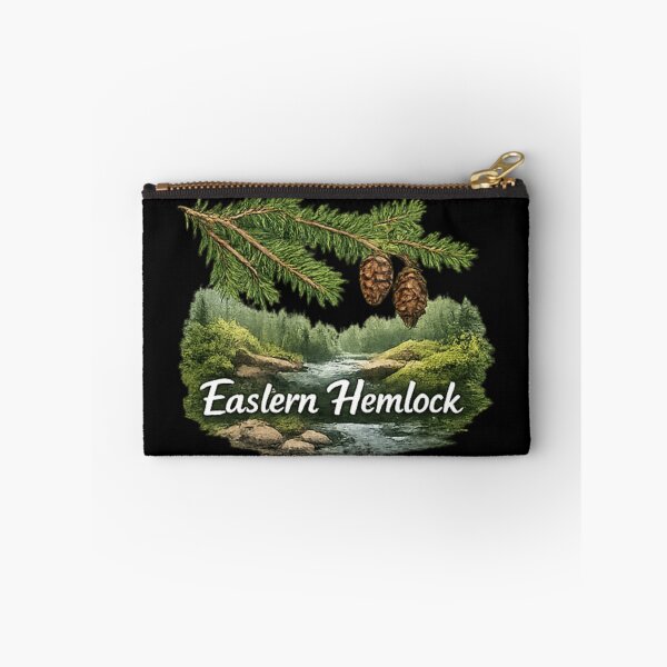 Item preview, Eastern Hemlock and forest art designed and sold by DamioPolArt.