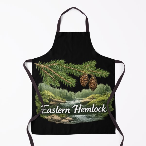 Item preview, Eastern Hemlock and forest art designed and sold by DamioPolArt.