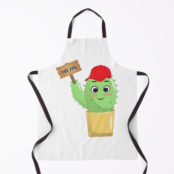 Item preview, Cute Cactus Free Hugs Funny Cartoon designed and sold by SoftAuraStudi0.