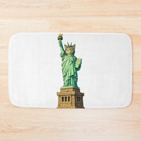 Item preview, Catue of Liberty Cartoon nil bg designed and sold by FyreHorse Designs.